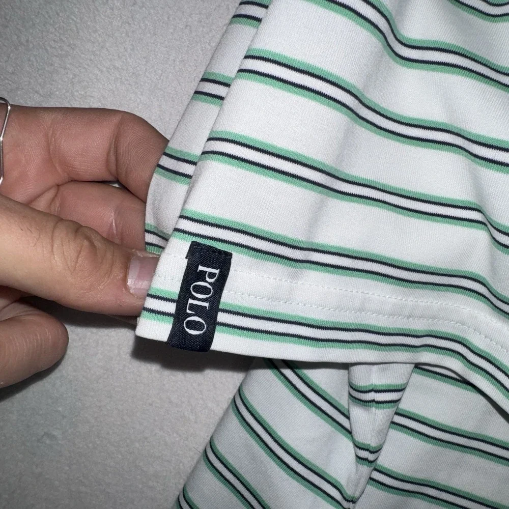 Men's XL Ralph Lauren Polo Golf RLX White Striped